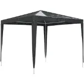 vidaXL Professionele partytent, 2,5 x 2,5 meter, antraciet, 90 g/m²