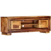 vidaXL TV-meubel 118x30x40 cm massief acaciahout