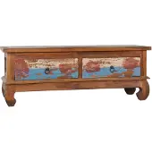 vidaXL Tv-meubel 110x35x40 cm gerecycled teakhout