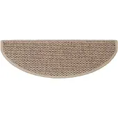 vidaXL Trapmatten zelfklevend 15 st sisal-look 65x21x4 cm zandkleurig