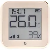 Shelly H&T 3rd gen Temperatuur- en vochtigheidssensor - Temperatuur- en vochtigheidssensor met wifi en Bluetooth - in de kleur "Ivory".