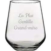Pasabahce Drinkglas gegraveerd - 42,5cl - La Plus Gentille Grand-mère