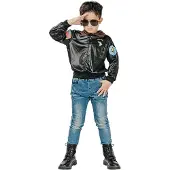 Vegaoo - Zwart pilotenjack voor kinderen