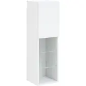 vidaXL Tv-meubel met LED-verlichting 30,5x30x102 cm wit