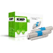 KMP Toner vervangt OKI 44973536 Compatibel 2-pack Zwart 4400 bladzijden O-T36D 3341,0021