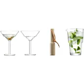 LSA International Mixologist Cocktail Ijsemmer - Hoogte 14 cm - Incl. Tang