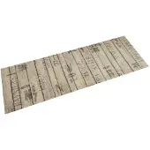 vidaXL Keukenmat wasbaar hekprint 60x180 cm fluweel