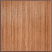 vidaXL Vloerkleed vierkant 100x100 cm bamboe naturel