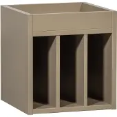 Woood Turner Platenkast - Grenen - Mud - 47x44x44