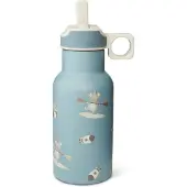 Nuuroo Drinkfles kind- waterfles 350ml - roestvrij staal-surfer-isolerend- rvs- dubbelwandig