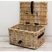 Migo Styling Bakfietsmand Middel met deksel Natural