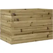 vidaXL Plantenbak 70x40x46 cm geïmpregneerd grenenhout