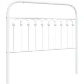 Super Merchant Vervangend hoofdbord 107 cm metaal wit