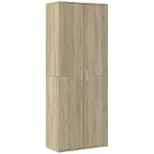 vidaXL Hoge kast 70x35x180 cm bewerkt hout sonoma eikenkleurig