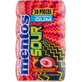 Mentos Gum Sour Strawberry 10x