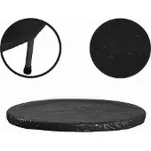 Viking Choice - Afdekhoes trampoline - regenhoes - zwart - Ø 244 cm