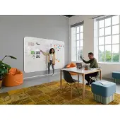 Smit Visual Design frameloze whiteboardwand 198x294 cm - 3 panelen