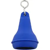 Combicraft Hotel sleutelhanger Mayfair met open onderkant 41x70mm blauw - 50 stuks