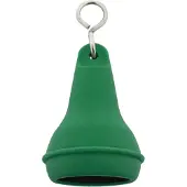 Combicraft Hotel sleutelhanger Mayfair met open onderkant 41x70mm groen - 10 stuks
