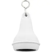 Combicraft Hotel sleutelhanger Mayfair met open onderkant 41x70mm wit - 5 stuks