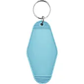 Combicraft Blanco Hunter hotel sleutelhanger 45x88mm licht blauw - 5 stuks