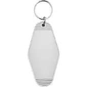 Combicraft Blanco Hunter hotel sleutelhanger 45x88mm wit - 10 stuks
