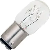 Schiefer BA15d Buis Gloeilamp | 15W 2700K 80lm 235V | Dimbaar