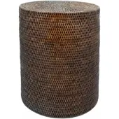 DECOR WALTHER Hocker Basket Rattan Donker