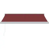 vidaXL Luifel handmatig uittrekbaar 300x250 cm bordeauxrood