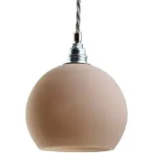 Ebb & Flow Rowan Hanglamp Latte | Silver | Ø 15.5 cm E14 IP20
