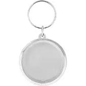 Combicraft Plexiglas sleutelhanger blanco cirkel klein Ø43mm - 25 stuks