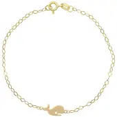 SKY Baby/Kinder Armband Walvis 14K Goud