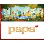 Merci chocoladerepen met opschrift "papa" - Finest Selection - 250g