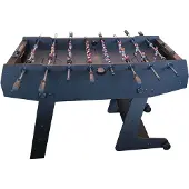 Toptable Kick Fold-Up Black - Opklapbare Voetbaltafel met 16mm stangen