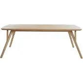Light & Living Eettafel 200x100x76 cm QUENZA mango hout naturel (Naturel, 200x100x76cm)