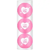 Legend Golfpresentjes-3 roze I Love You Golfballen -Golfcadeau-Golfgadget- roze Golfballen-Golfer-Golfaccessoires-Golfbal
