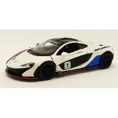 KINSMART McLaren P1 2016 with wing and stripes — Wit