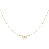 Yehwang Ketting strik - goudkleurig