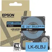 Epson LabelWorks LK-6LBJ - Zwart op matblauw - Rol (2,4 cm x 8 m) 1 cassette(s) - Hangende doos - Band - voor LabelWorks LW-C610