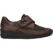 Rieker 487C0 Klittenbandschoenen | Maat 42 Dames Bruin