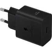 Samsung Super Fast Charging Chargeur 45 W Noir + Câble USB-C 1,8 m Matière Synthétique Noir