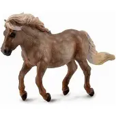 Collecta Paarden: Shetlandpony 10 cm Appelschimmel