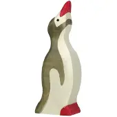 Holztiger Pinguïn, klein, met het hoofd omhoog