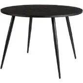 Puur Mora eettafel rond 110 cm zwart