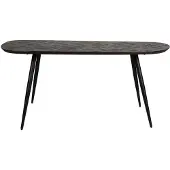 Puur Brianna ovale eettafel - donkerbruin