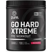Pure Go Hard Pre-Workout - 30 servings - Red Fruit