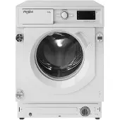 Whirlpool BI WDWG 861485 EU - Was-droogcombinatie - FreshCare - Voorbelading - Ingebouwd - Wit - Links - Wit - Knoppen - Draaiknop
