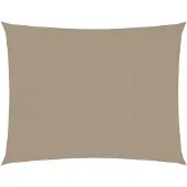 vidaXL Zonnescherm rechthoekig 2x3 m oxford stof taupe