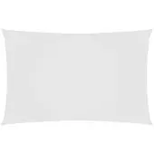 vidaXL Zonnescherm rechthoekig 2,5x5 m oxford stof wit
