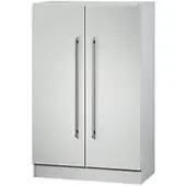 Hammerbacher Archiefkast Gemelamineerde spaanplaat, Kunststof 2 Planken 800 x 420 x 1.270 mm Grijs